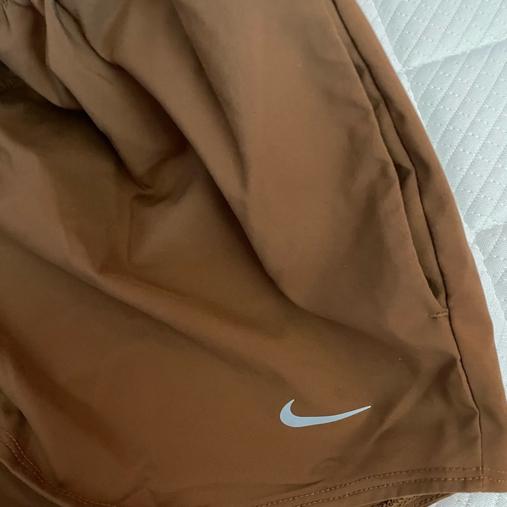 Nike Women's Tan Athletic Shorts - Picture 3 of 4